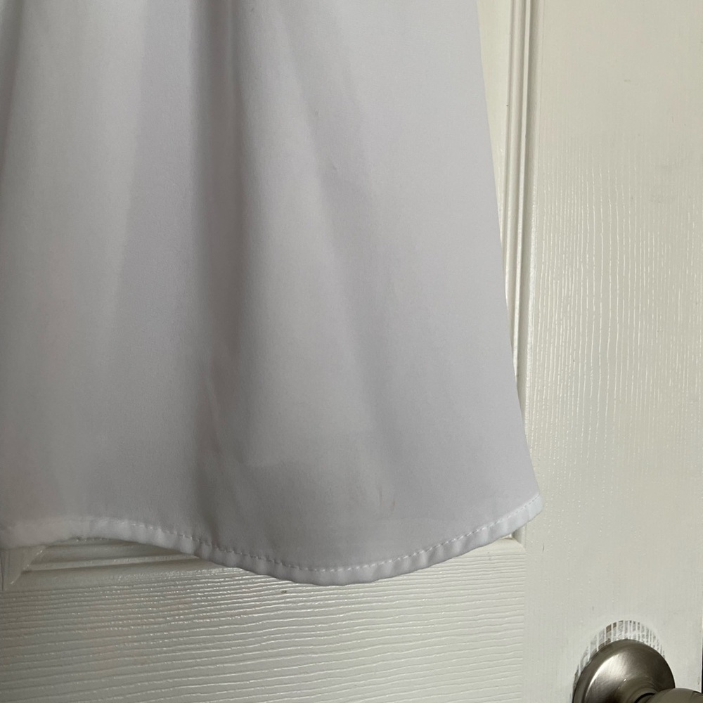 Francesca's Collections White Ruffle Mini Dress - Picture 7 of 9